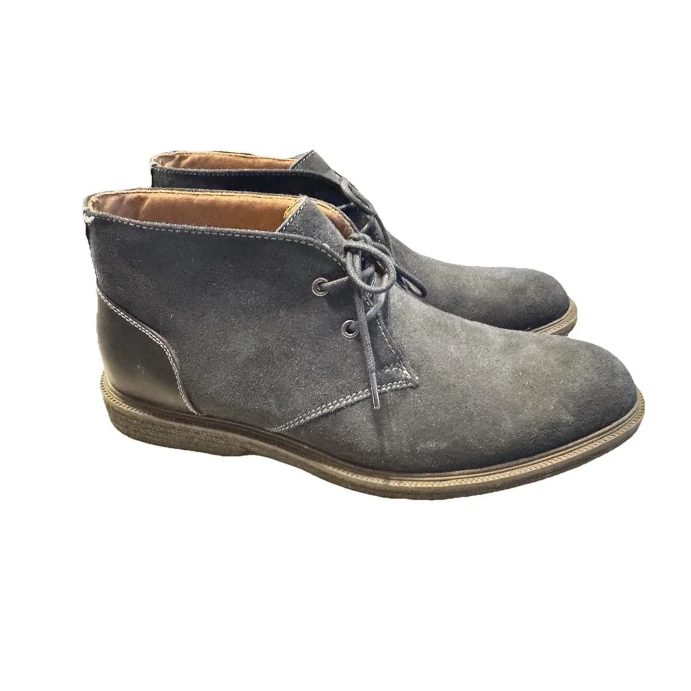 G.H. Bass Men's‎ Radley Navy Suede Chukka Ankle Boots Booties 10
